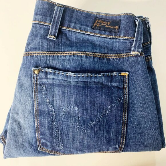 Citizen of Humanity Low-Rise Cropped Denim Jeans - Picture 12 of 12